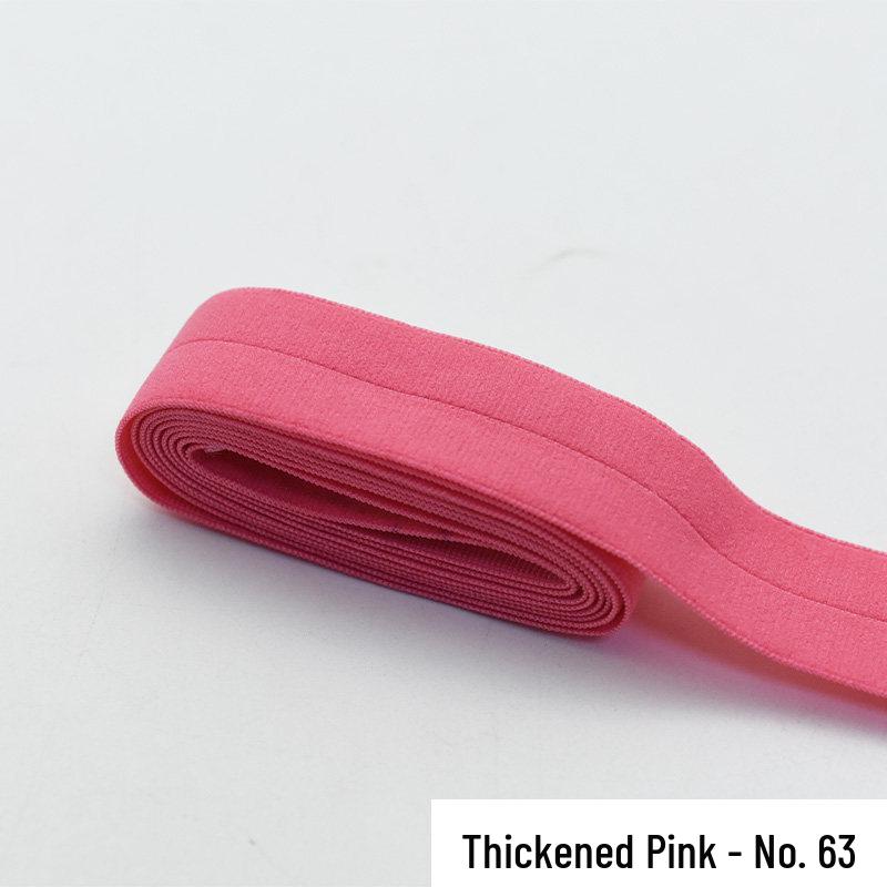 2-2.3cm Thick Elastic Fold-Over Binding Tape for Clothing and Jackets