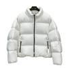 New Bread Suit Puff Printed Stand-Up Collar Solid Color Gypsy White Men's and Women's Couple Down Jacket