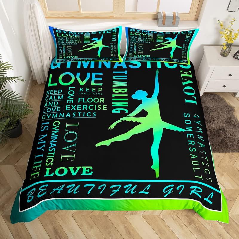 

Комплект пододеяльника Балет Любовь Гимнастика Постельное белье Полиэстер Танцор Музыкальный одеяло Popstar Вечеринка Декор EU single(135x200cm)