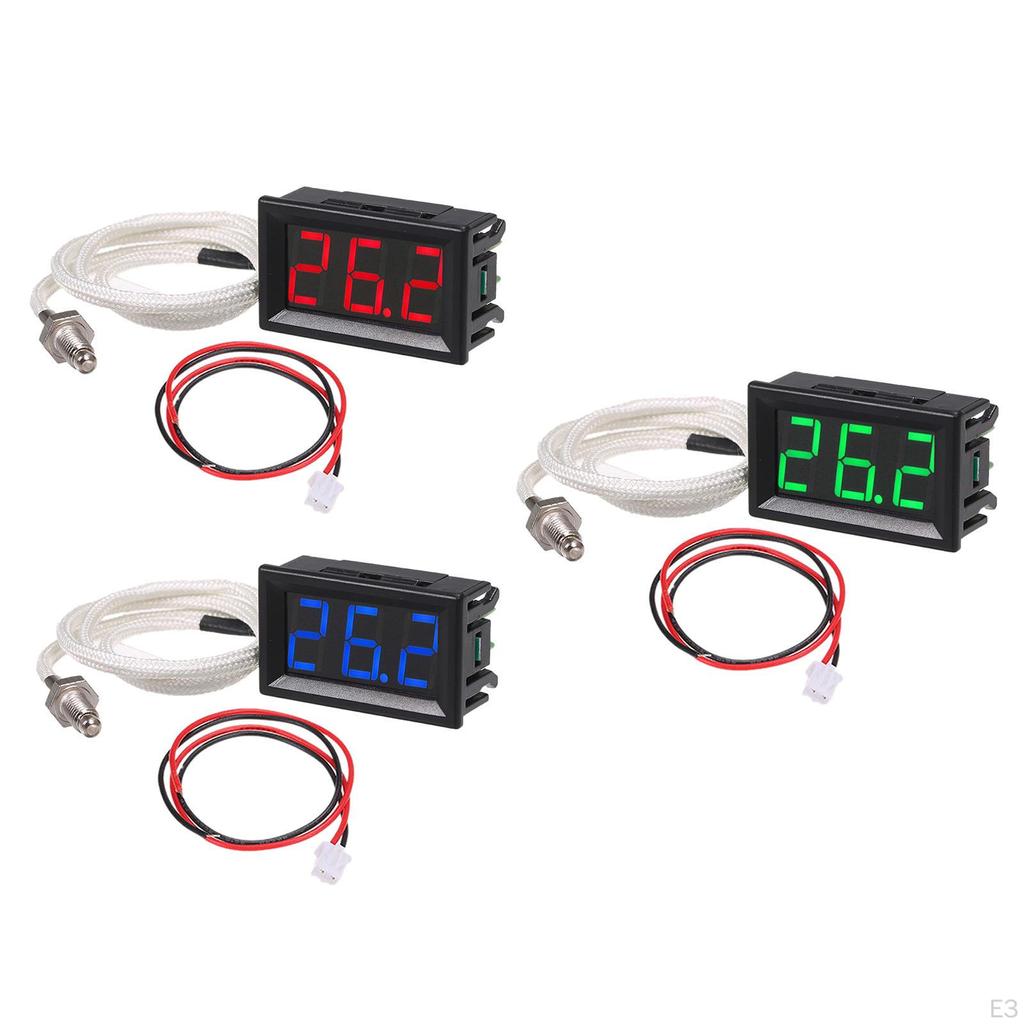 12V Digitalthermometer -30-800 Grad Leichtes, hochpräzises Industriemessgerät