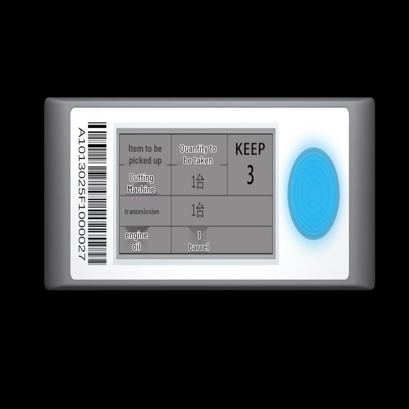 KEEPSENS KPFTAJ823 Military-Grade Wired 1D Barcode Scanner with E-Ink Display