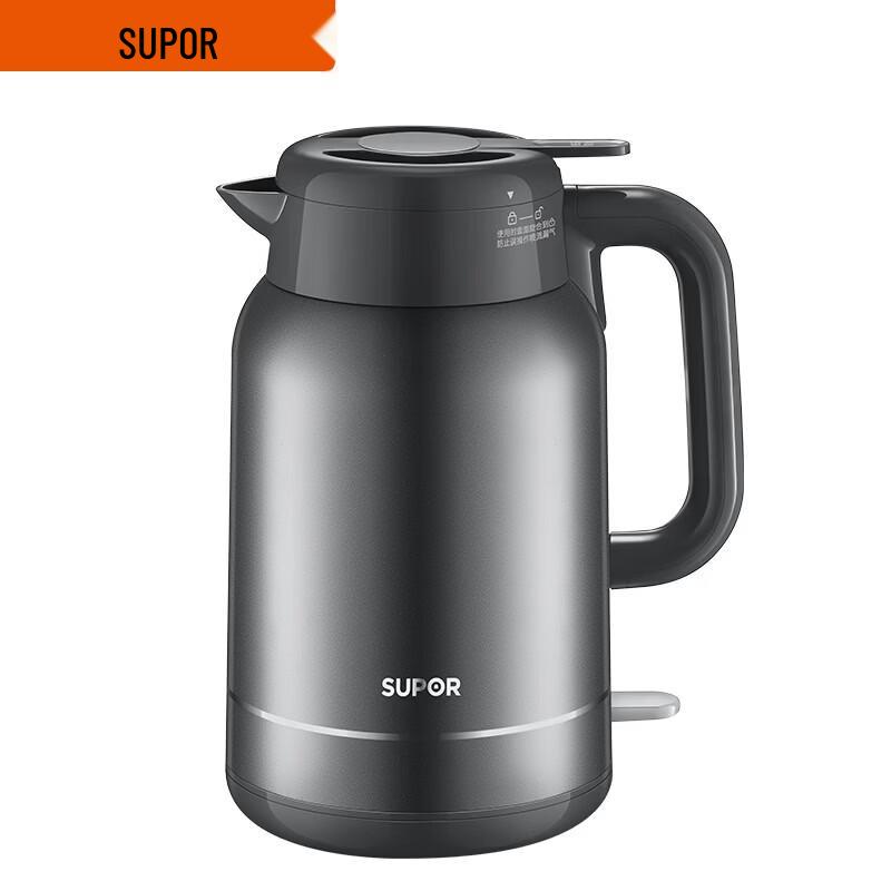 SUPOR ZMD Series 1.5L Double-Layer Anti-Scald Electric Kettle CN plug (adapter included)
