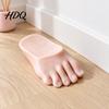 Easy Install Door Stopper 3D Printed Foot Shaped Doorstop Non-Slip Wedge for Floor Reliable Stop Study Decorative Holder Home Office Bedroom,