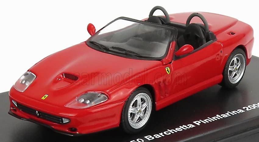Ferrari Miniature Car 1/43 FERRARI 550 BARCHETTA PININFARINA 2000 (Red) With Case