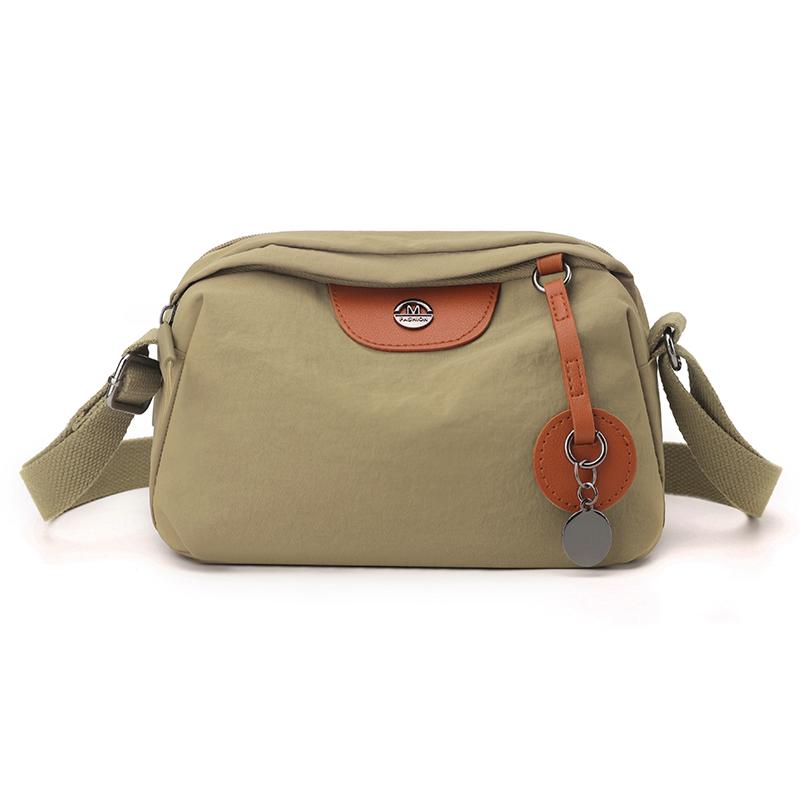 Nylon Umhängetasche Damen Schultertasche Patchwork Crossbody Tasche