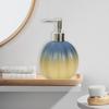 Ceramic Soap Dispenser Manual Lotion Pump for Harvest Sink Styling, Seasonal Bathroom and Kitchen Counter Accent
