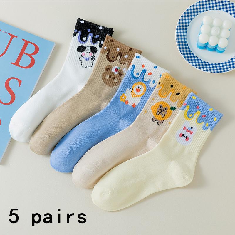 3/5/8 Pairs Women/Men Boat Socks Invisible Low Cut Silicone Non-slip Summer No-show Ankle Socks Solid Color Casual Breathable