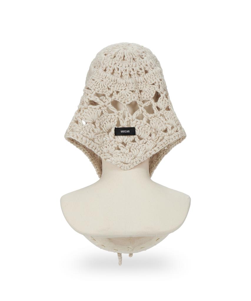 Bajal Crochet Lace Bandana Beige