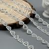 Sewing Lace Trim Rhinestone Plastic Cup Chain Pearl Banding  DIY Bracelet Wedding Accessories