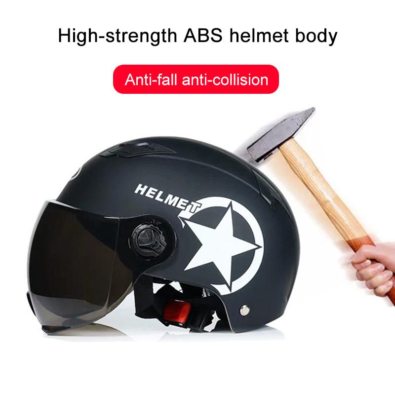 Elektrische Motor Auto Helm Roller Fahrrad Open Face Halbe Baseball Kappe Anti-UV Sicherheit Schutzhelm Fahrrad Helm Einstellbar