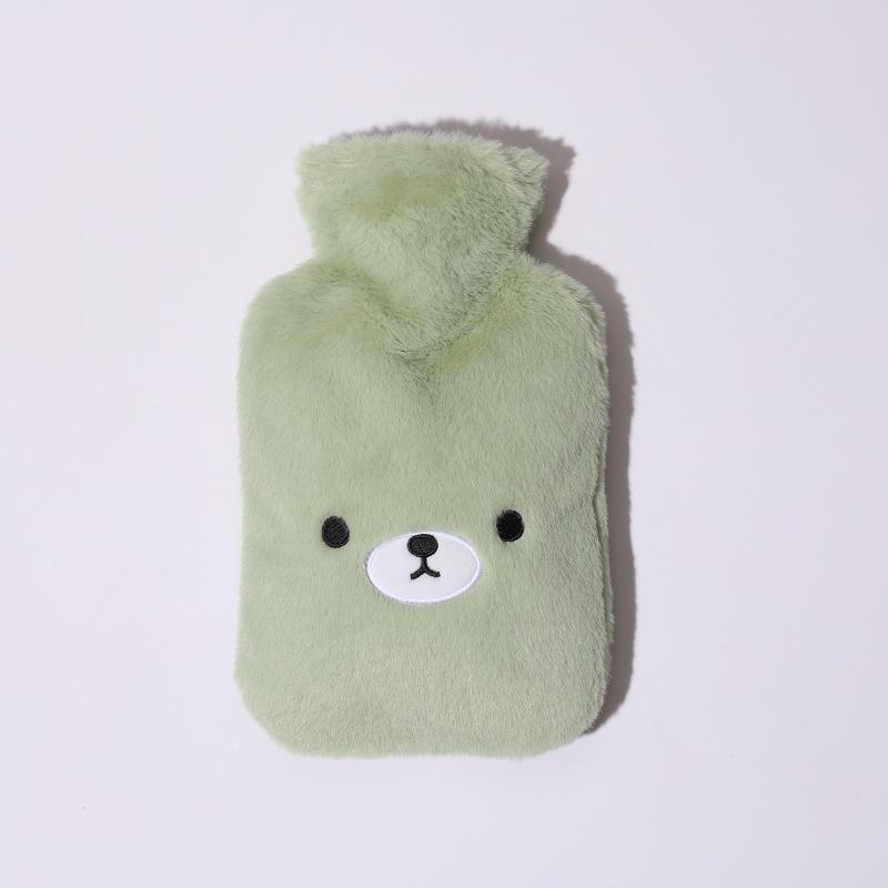 Bolsa de agua caliente de felpa de gran capacidad para niñas: un bonito calentador de manos con dibujos animados para el invierno.