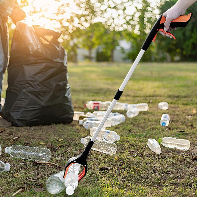 Grabber Tool Trash Picker with Strong Magnetic Tip Deft Claw Reacher Grabber for Elderly Rotating Foldable Gripper