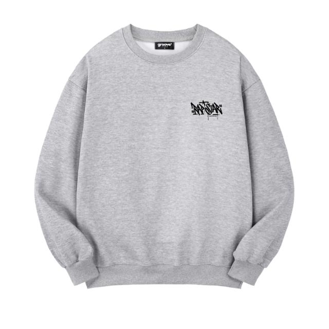 GROOVESTEP Rapstar Mini Oversized Sweatshirt M0217 (A Type)