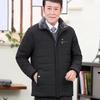 Sports Cotton Coat for Men, Middle-aged Dad, Winter Thickened Jacket, Men's Outdoor Warm Loose Grandpa Cotton Jacket