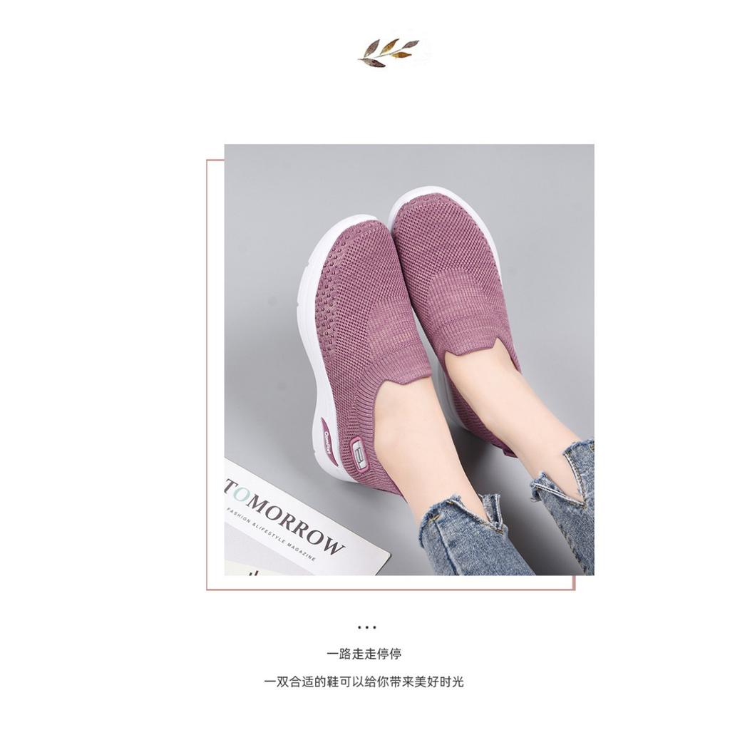 Damenschuhe, Lässige Damenschuhe, Schuhe mit weicher Sohle, Socken-Schuhe, Modische Sportschuhe für Damen