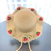 Large Eaves Straw Fisherman Hat Summer Braided Straw Hat Holiday Beach Breathable Sunshade