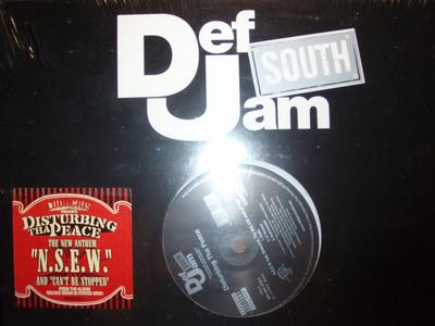 12inch Record DISTURBING THA PEACE - N.S.E.W. / Can`t Be Stopped (I Know DEFR157321 Def Jam South 2002 US Rap & Hip-Hop/R&B Used