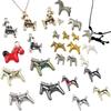 1/2pcs Cute Enamel Horse Pendant Charms For Jewelry Making Necklace Earrings Bracelet DIY Accessories Party Jewelry