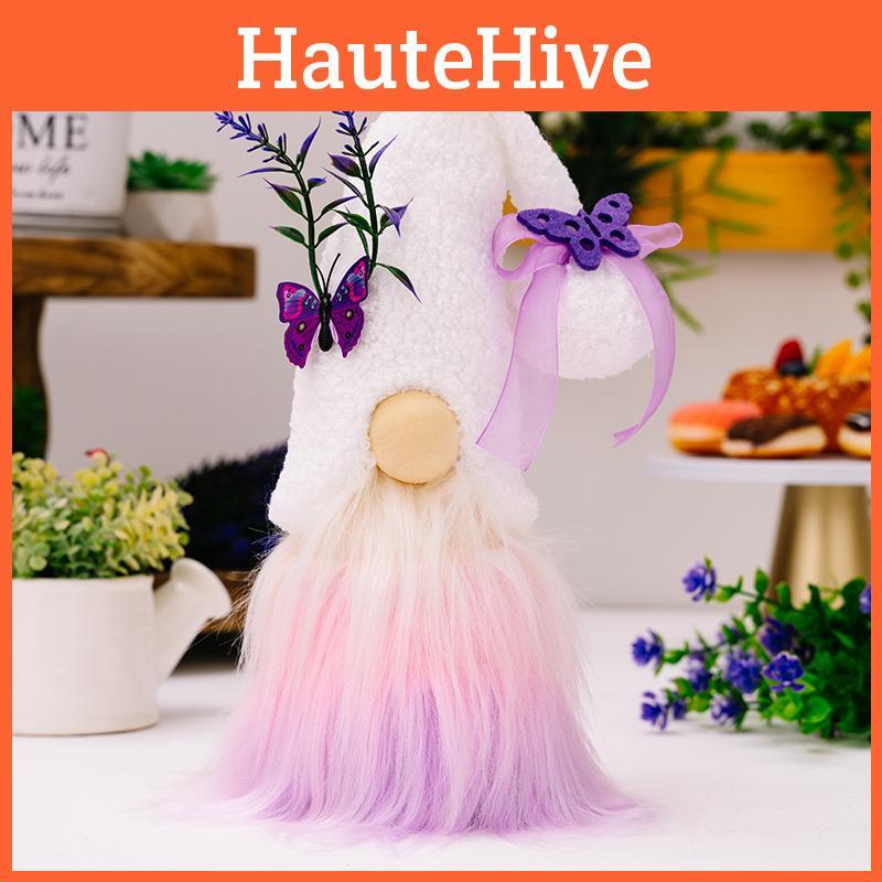 Charming Lavender Butterfly Doll For Mother's Day Elegant Purple Dcor For Home