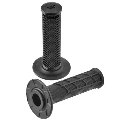 ZETA Racing ZE47-4000 Dirt Grip, Closed End, Black, Off-Road Bike, Handle Diameter 0.9 Inches