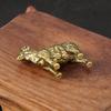 Solid Brass Small Sheep Figurines Miniatures Home Decor Desktop Ornament Tea Pet Decoration Antique Crafts Funny Children Gifts