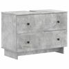 3 Piece Bathroom Cabinet System EDE Concrete Grey Wood Material