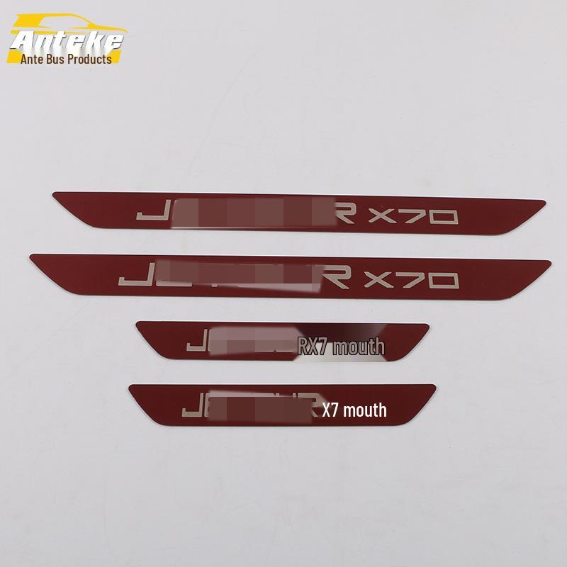 2020 Jetour X70 Stainless Sill Trim & Bumper Trunk Pedal Sticker