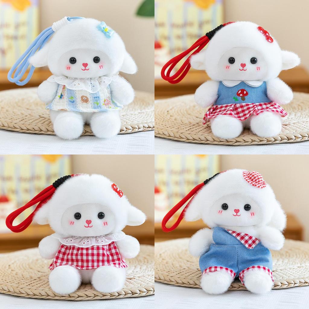 Unicorn Plush Toy With Bow Dress For Kids Kids Birthday Gift 18cm Soft Stuffed Animal