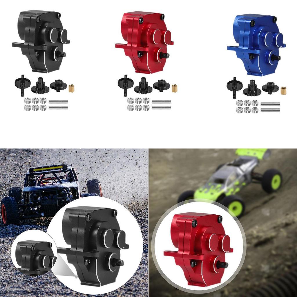 1/18 RC Car Transmission Housing and Gear Set Case Gearbox for TRX4M