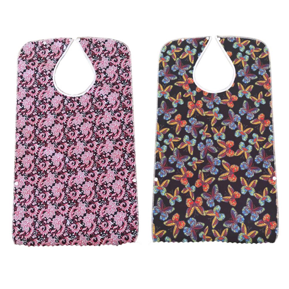 78x44cm Lätzchenschoner Einfaches An-/Ausziehen Erwachsenen-Schürze Essen