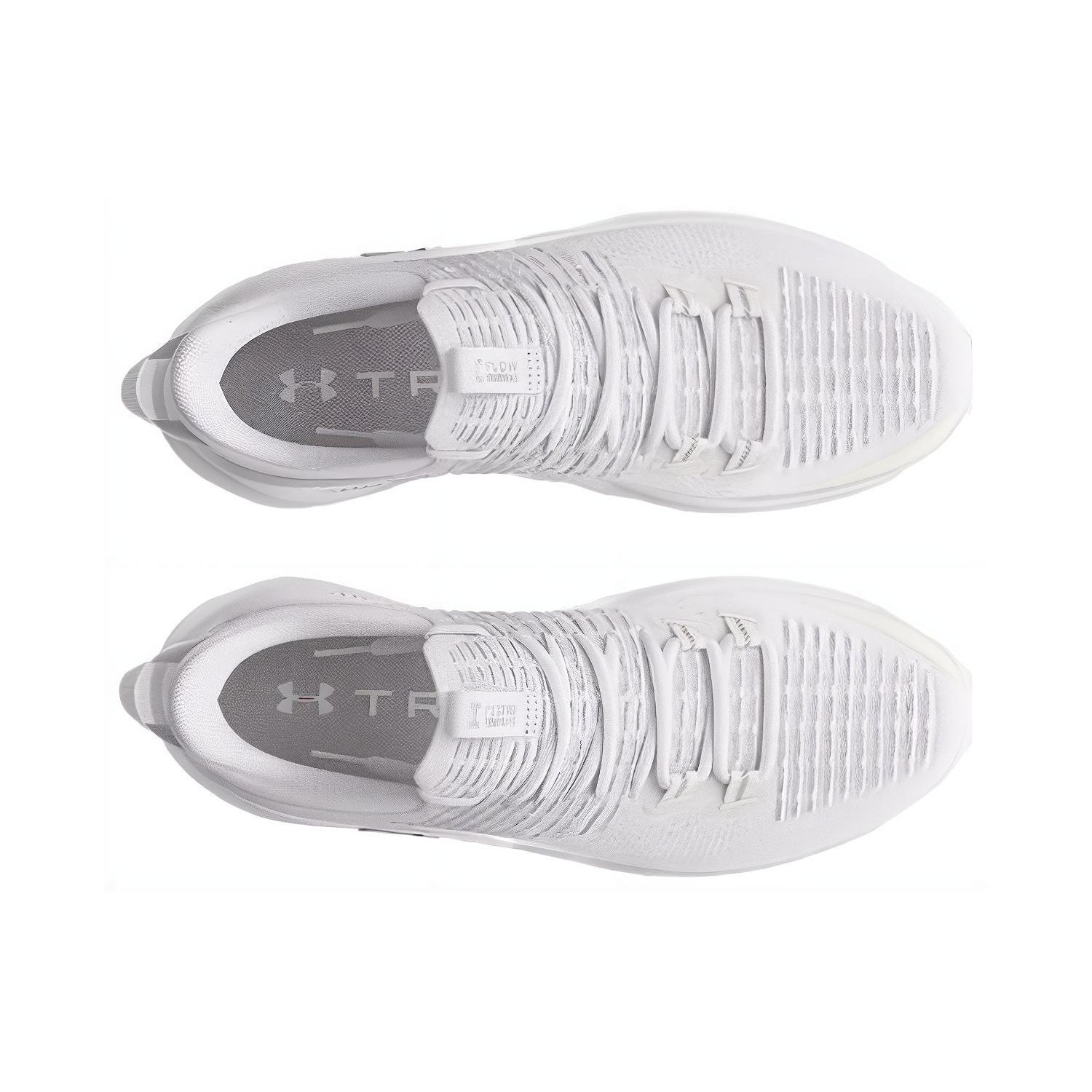 Мужские кроссовки Under Armour Flow Dynamic IntelliKnit White Metallic Silver 3027177-100 — фото 3