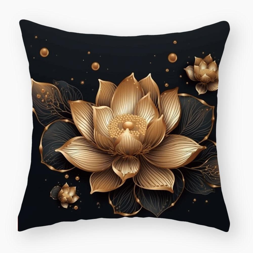 Nordic Oil Painting Pillowcase, Light Luxury Home Sofa Decoration Cushion, Car Seat Cushion, Bedside Pillowcase