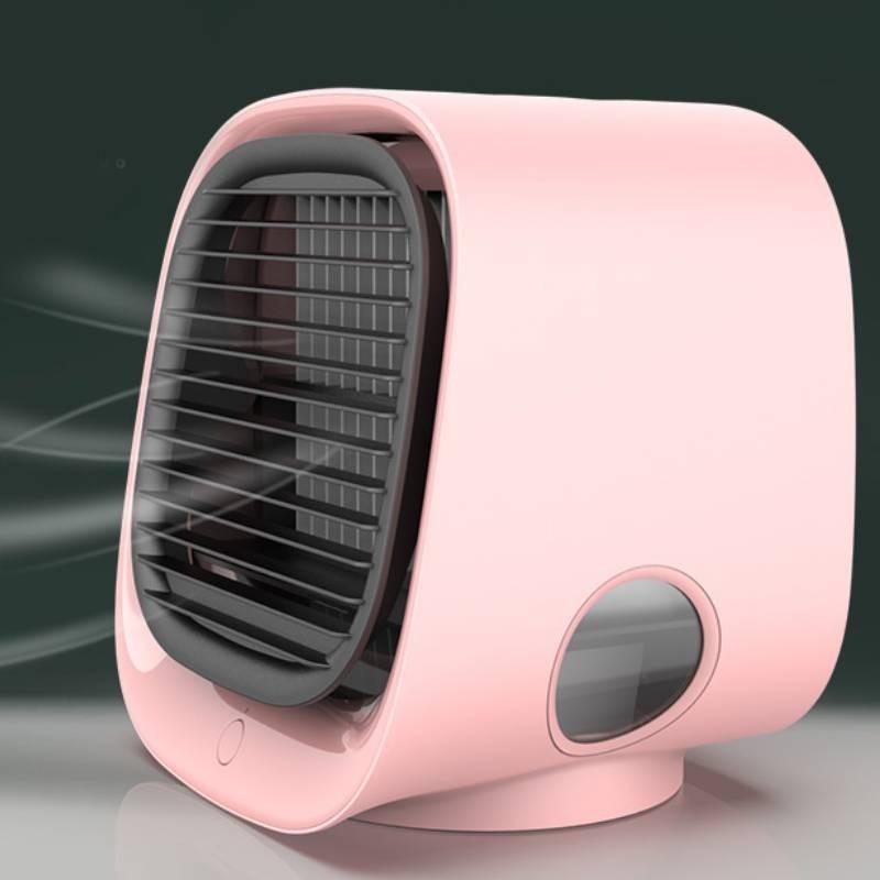Portable Usb Desk Air Cooler Powerful Cooling Mini Fan With Humidifier For Home And Office Use