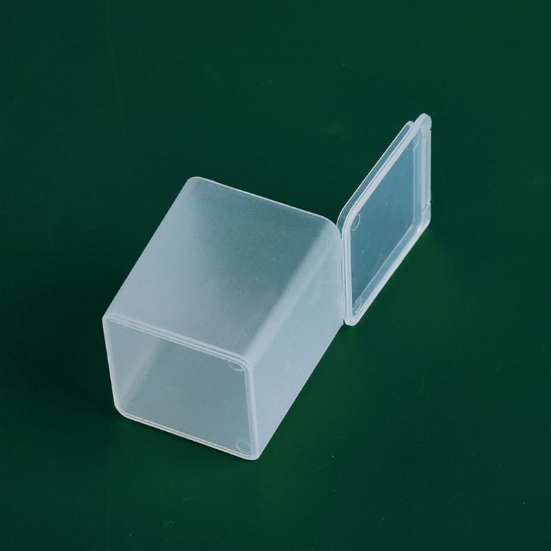 Mini Plastic Box Rectangular Translucent Packing Box Dustproof Durable Strong Jewelry Button Sundries Storage Case Container
