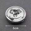 4pcs 56mm 60mm Universal Car Wheel Center Cover Hub Cap Wolf Sticker Replacement