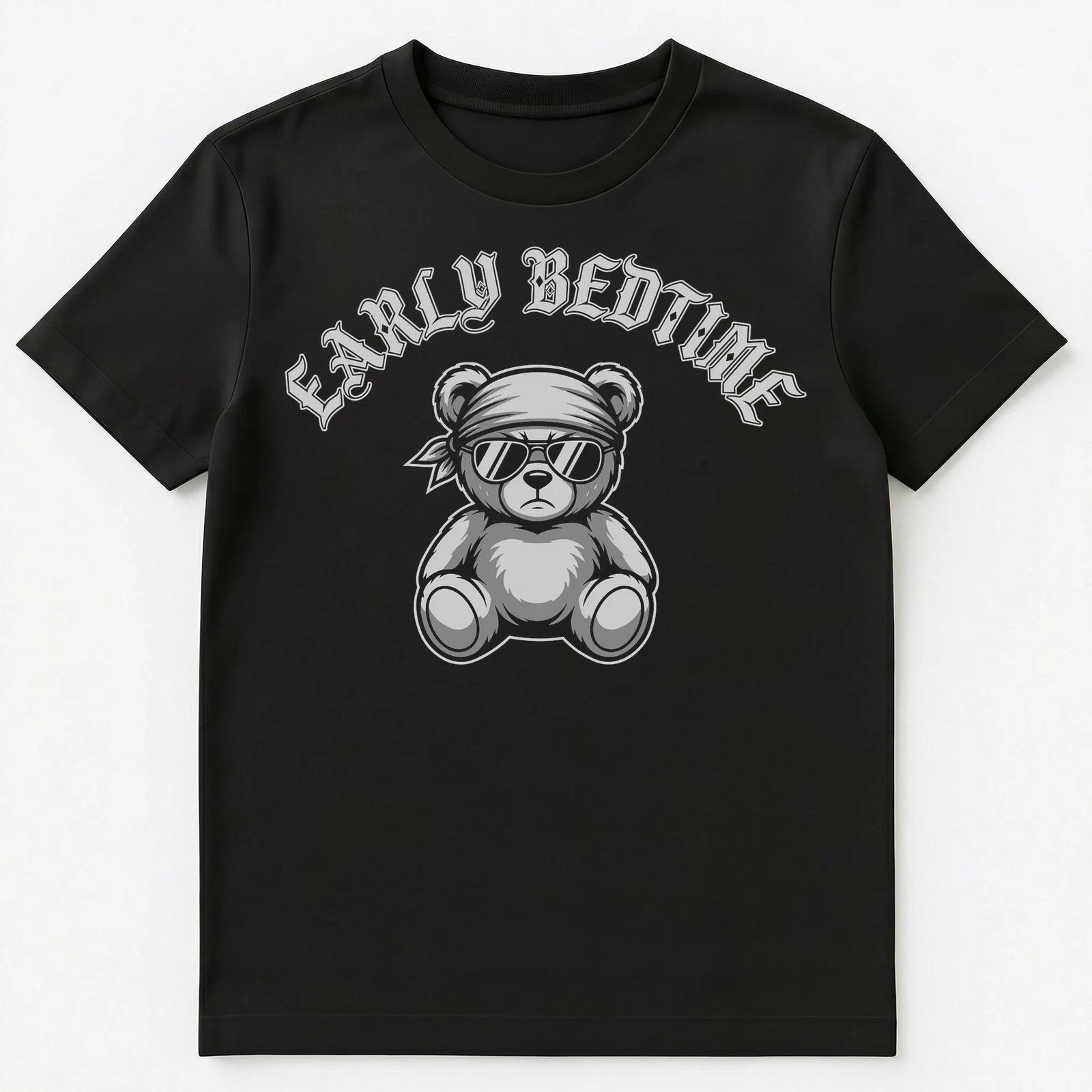 Aggressive Affirmations Ironic Grumpy Thug Gangster Bear Unisex T-Shirt 4XL