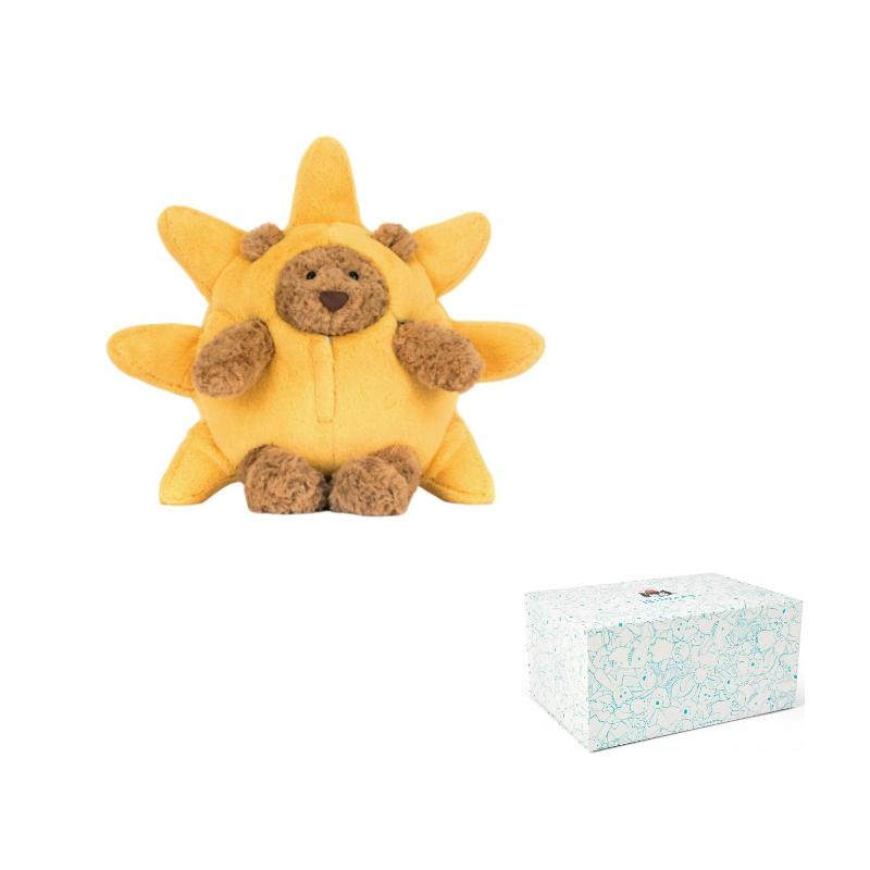 Jellycat Barcelona Bear Sun Costume Dolls Plush Doll 22cm Height