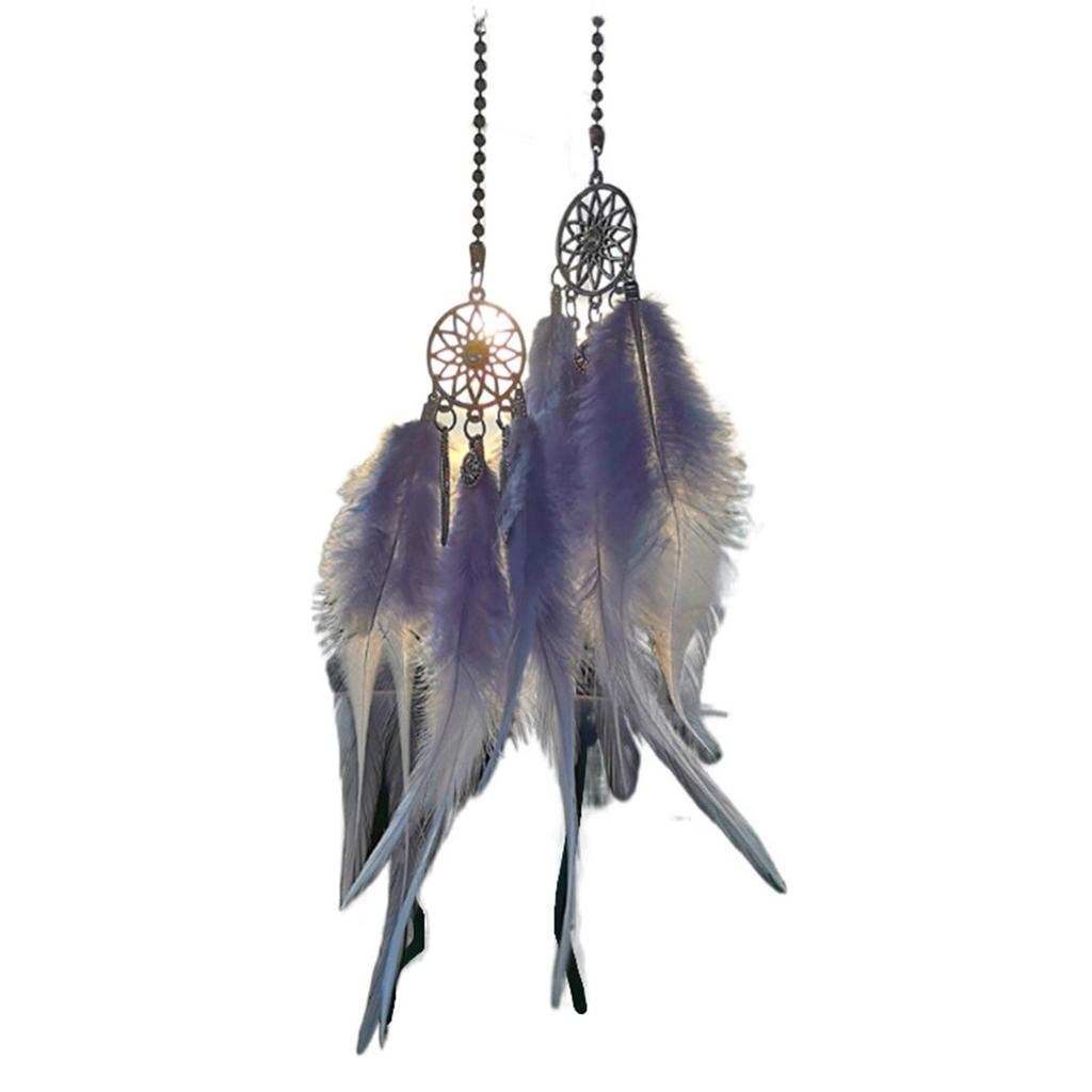Catcher Car Rearview Mirror Pendant Feather Decor Auto Ornament Hang Charm