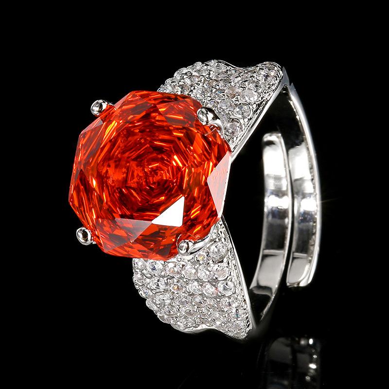 

Ювелирные изделия Медное основание Позолоченное Имитация Огранка «Миллениум» Оранжевый Круглый Ретро Набор Главный камень 12 мм