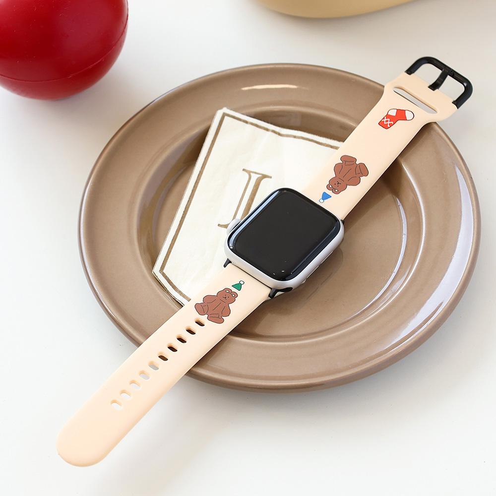Beuleonchibeuladeo Apple Watch Silicone Strap Ver.5 For 38-41Mm