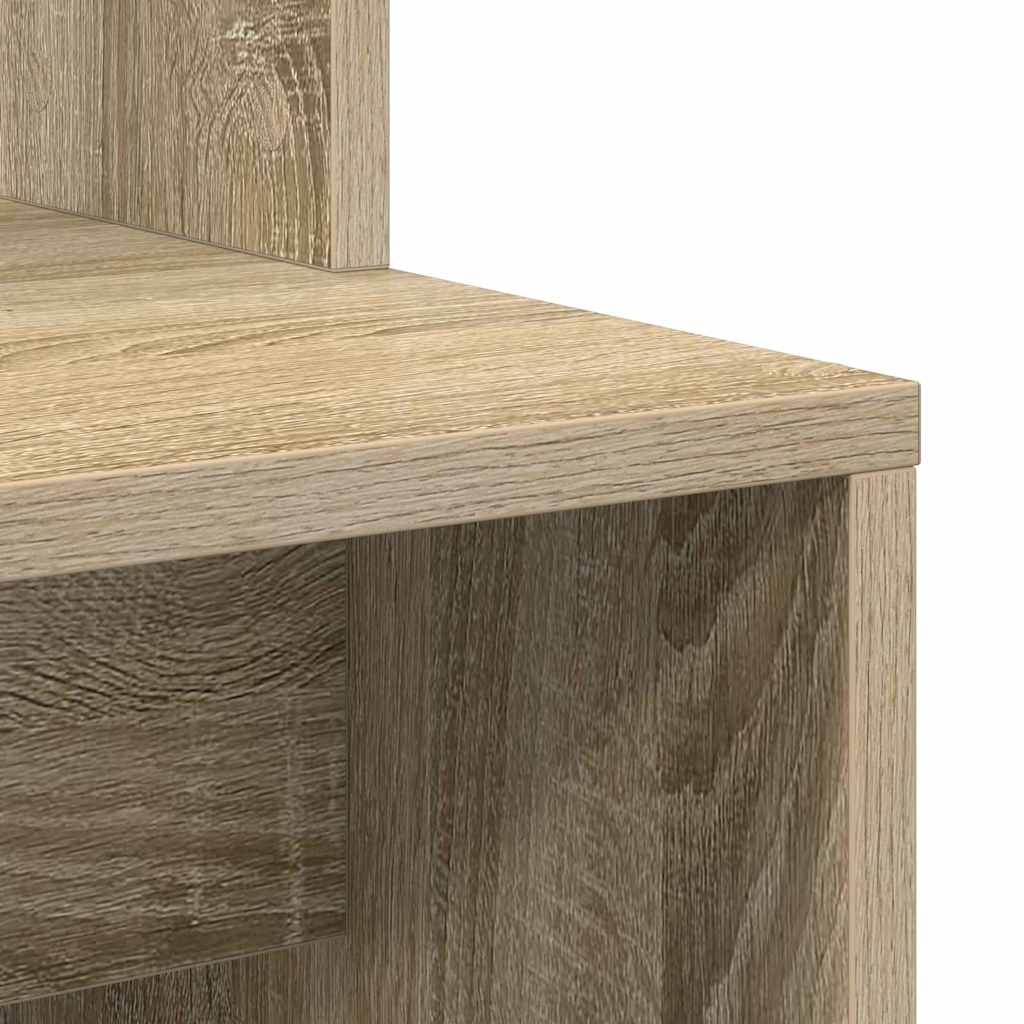 Desk in Sonoma Oak Finish 78.5 x 37 x 154.5 cm Particleboard