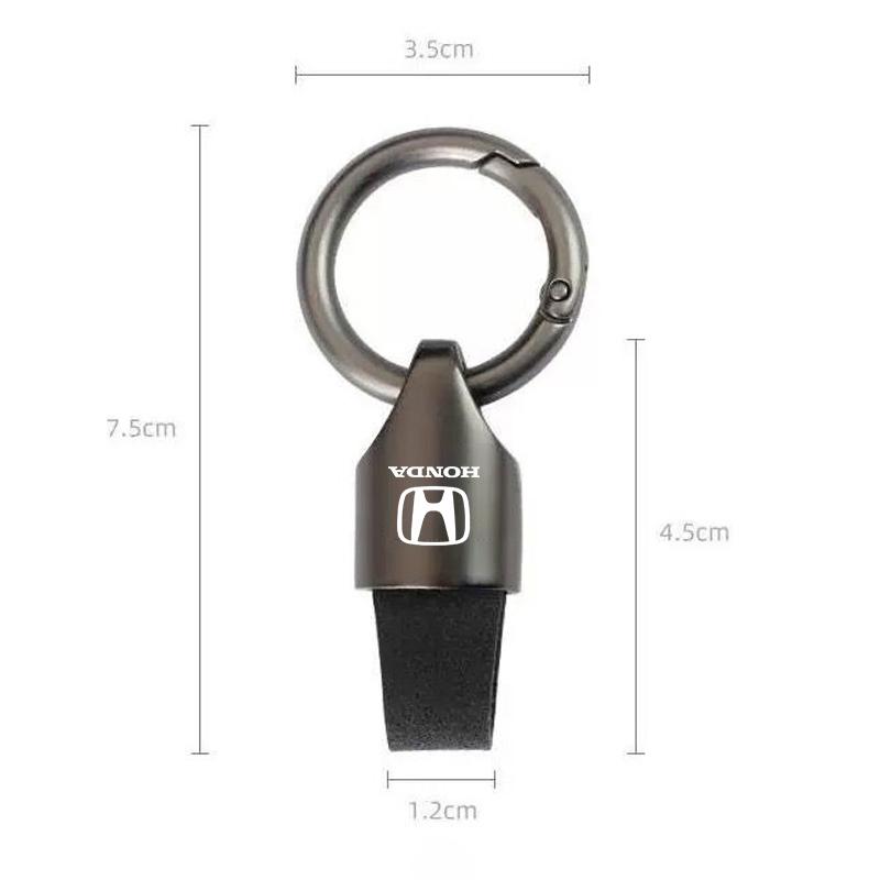 Metal Car Logo Key Ring Keychain For Honda Civic Accord CRV Odyssey Fit Pilot Dio HRV CRF CBR Engine Crf 250 XRV City Jazz Jade FL3