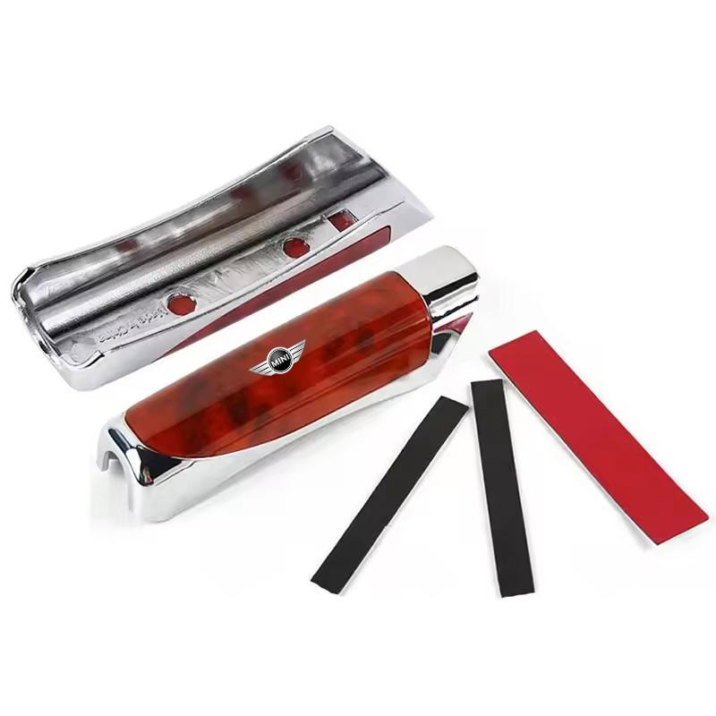 BBJV7 Car Handbrake Grip Cover ABS Carbon Fiber Anti-slip Protection Cases for BMW Mini Cooper R50 R53 R55 R56 R60 R61 F54 F55 F56 F60