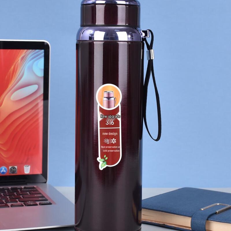 Nufeng Star Insulated Water Bottle with Strap and Tea Infuser