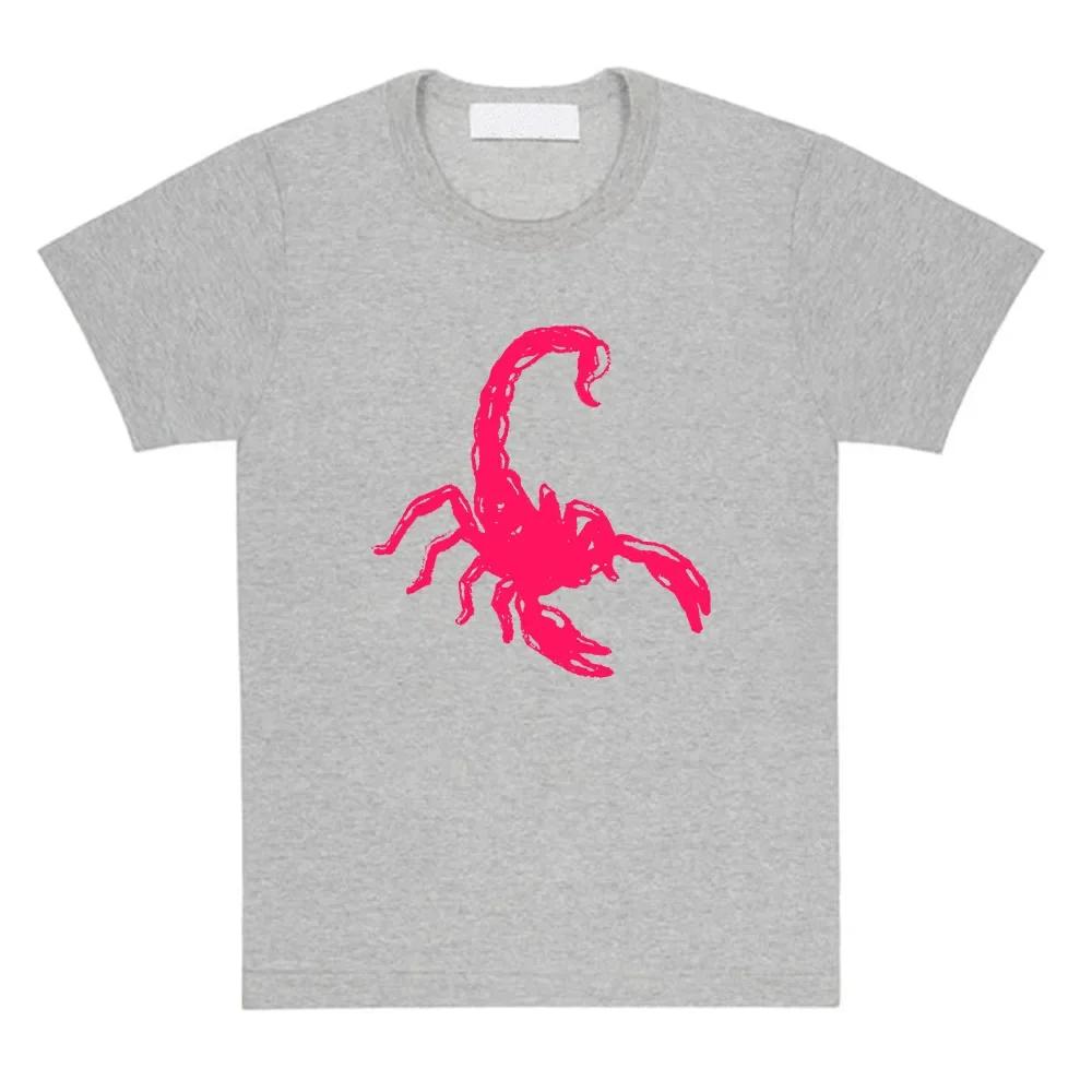 Young Miko Do Not Disturb Tshirts Cotton Short Sleeve Scorpion Graphic Tshirt Fashion Loose Casual Wounisex Unisex T Shirt Streetwear