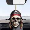 Schwingender Totenkopf Auto-Schmuck Totenkopf Acryl Skelett Auto-Anhänger Skelett Fenster-Anhänger Auto-Spiegel-Anhänger Rückspiegel