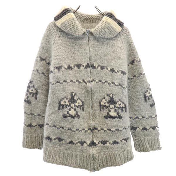 

OLD 90s Overall handle Cowichan jacket Gray Men s Used