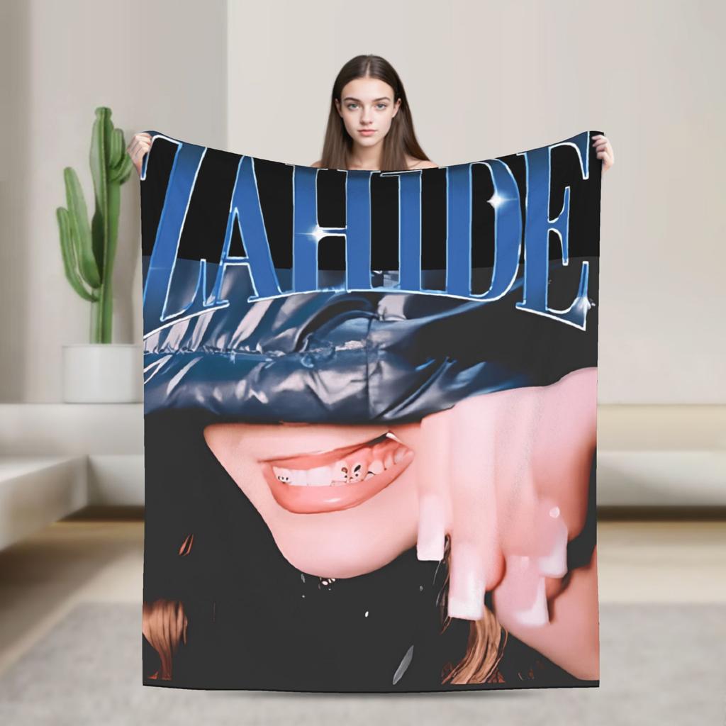Zahide Flannel Blanket Winter Singer Soft Durable Bedding Throws for Kids Couch Bed Novelty Bedspread Sofa Bed Cover