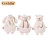 Organic Cotton Baby Comfort Blanket with Crinkle Toy