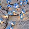 Flower String Lights with Remote Control Artificial Flower Vine Light Bendable DIY Fairy Light USB Plug In for Living Room